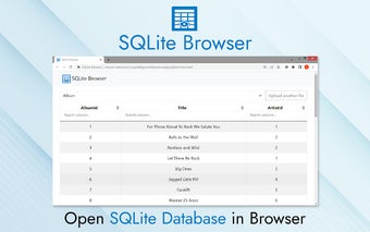 SQLite browser