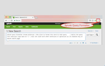 Splunk Query Formatter