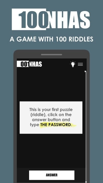 100NHAS: Game with 100 riddles