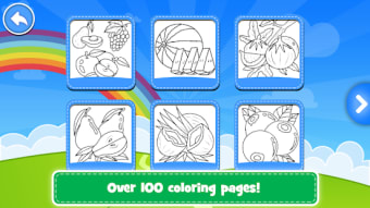 Fruit Coloring Book  Learn to Draw Glow