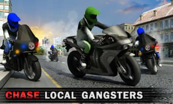 Police Bike Crime Patrol Squad: Gangster Car Chase