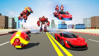 Flying Ball Robot car Games
