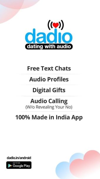 Dadio Dating App - No Fakes Dating App Audio call