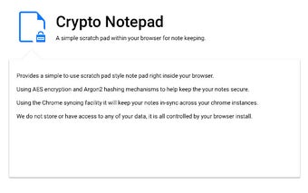 Crypto Notepad