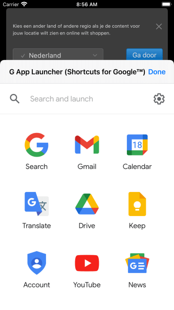 G App Launcher