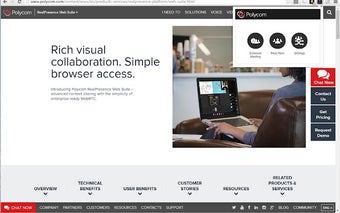 RealPresence WebSuite Easy Meet Extension