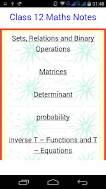 Class 12 Maths Notes