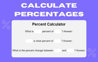 Percent Calculator