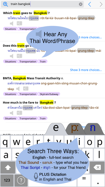 Talking Thai  English DictionaryPhrasebook