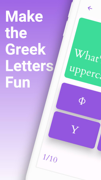 Learn Greek Alphabet App