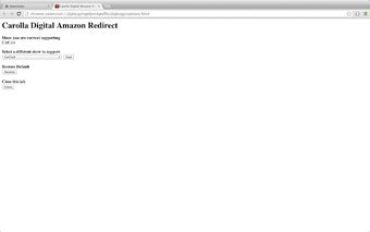 Carolla Digital Amazon Redirect