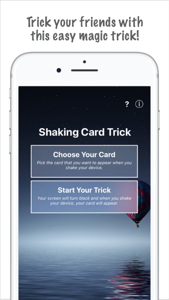 Shaking Card Trick