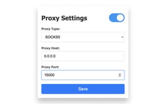 Open Proxy Browser Ext