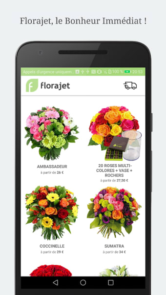 Florajet - Livraison de Fleurs