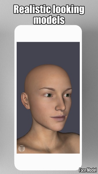 Face Model -posable human head