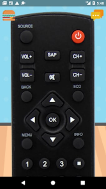 Remote Control For Sylvania TV