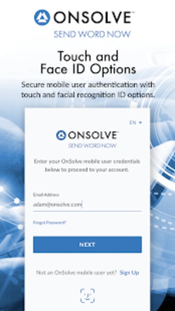 OnSolve Send Word Now Mobile