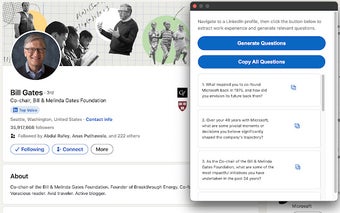 LinkedIn Questions Generator