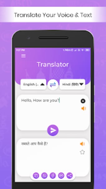 Translate Languages - Voice Text Translation