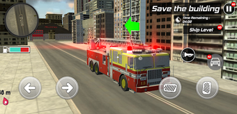 Fire Rescue Truck Driving