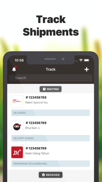 PaketQ: Track Shipments