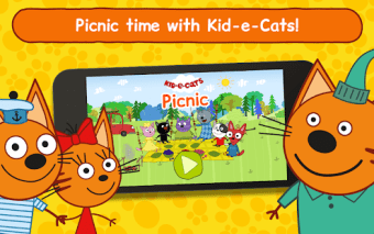 Kid-E-Cats: Picnic with Three CatsKitty Cat Games