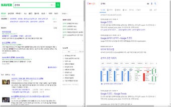 Google-Naver 검색 전환