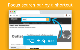 Focus Search Bar Shortcut