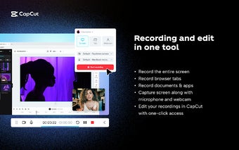 CapCut screen recorder