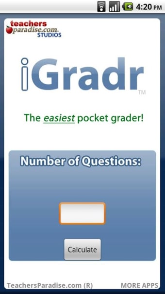 iGradr Teacher Pocket Grader