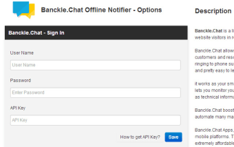 Banckle.Chat Offline Notifier