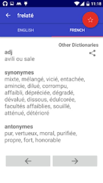 Offline English French Dictionary