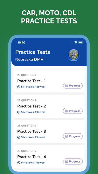 Nebraska DMV Practice Test