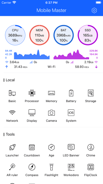 Mobile Master Battery CPU Tool