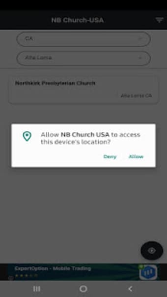 Nearby church -USA