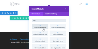 Give 8211 Divi Donation Modules