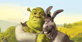 shrek and donkey hunt