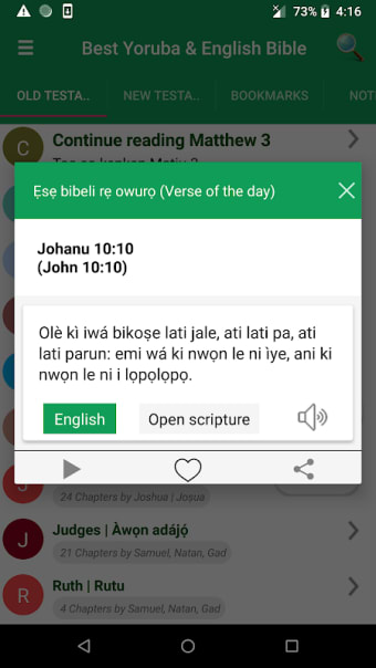 Best Yoruba & English Bible - Bíbélì Mímọ́