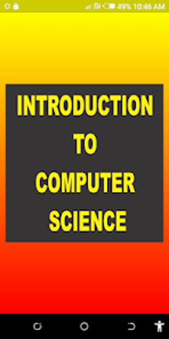 INTRODUCTION TO COMPUTER SCIEN