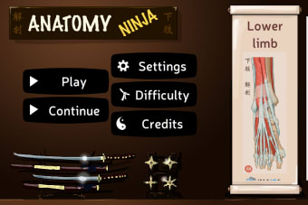 Anatomy Ninja Lower Limb