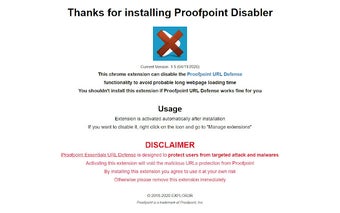 Proofpoint Disabler