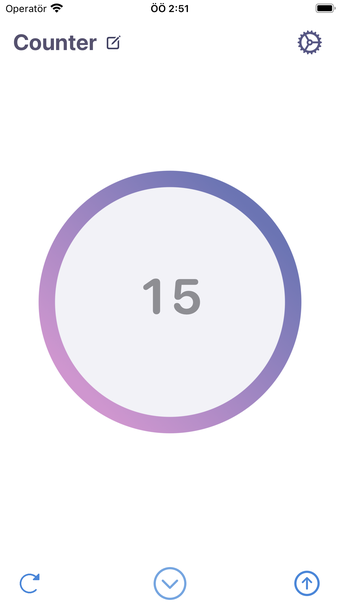 Reactive Tally Counter