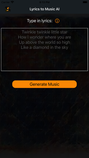 Lyrics To Music AI