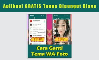 Cara Mengganti Tema Foto WA