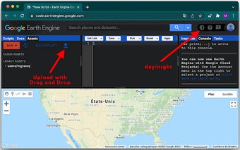 Open Earth Engine extension