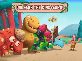 Dino Bash - Dinosaurs v Cavemen Tower Defense Wars
