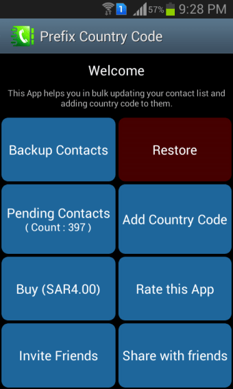 Add Country Code