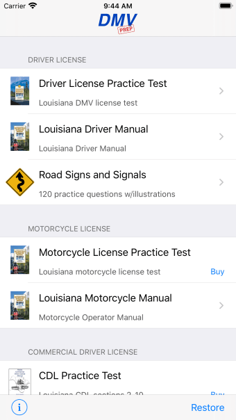 Louisiana DMV Test Prep
