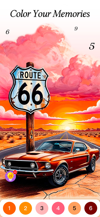 Classic Scene Color by Number for iPhone - Download