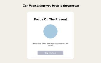 Zen Focus